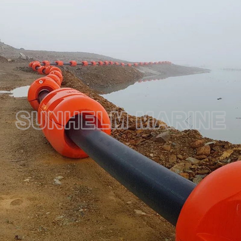 HDPE pipe in use